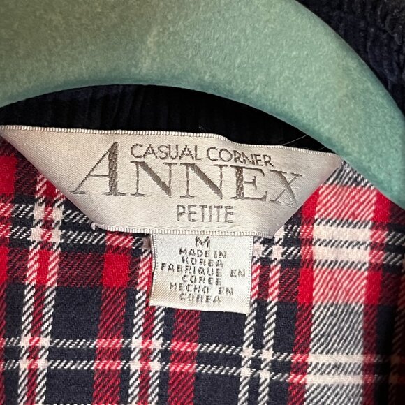 Casual Corner Annex Red Coat Women's Medium Petite - Picture 5 of 16